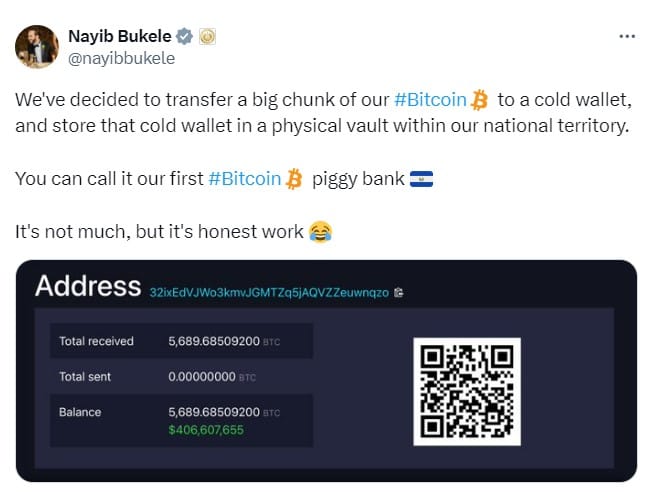 blockchain crypto cryptocurrency el dalvador have more btc previously known (SpotedCrypto)