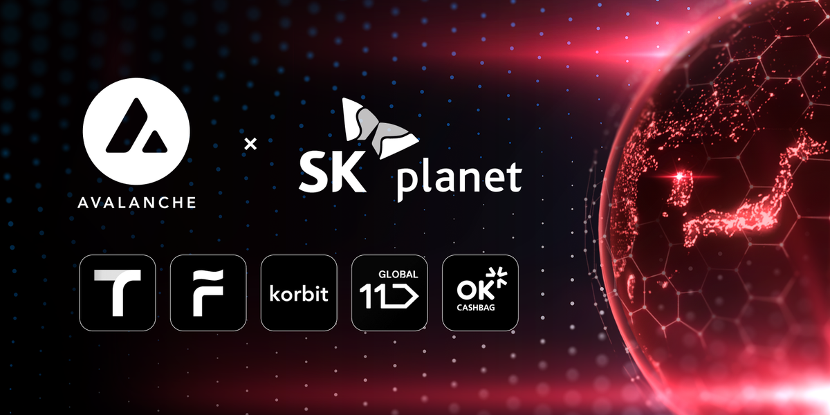 South Korean telecom giant SK Planet launches community service for blockchain wallet... first participant is Avalanche