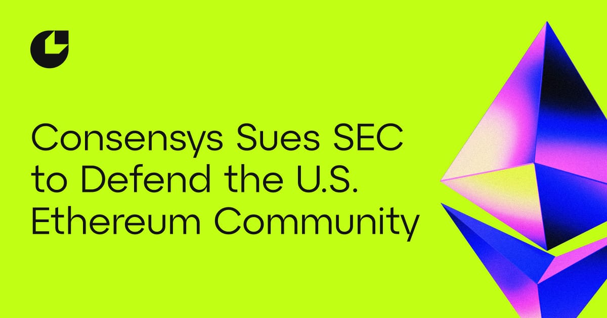 Ethereum Developer Sues SEC...“Ethereum Securities Classification, Wall Street Conduct”
