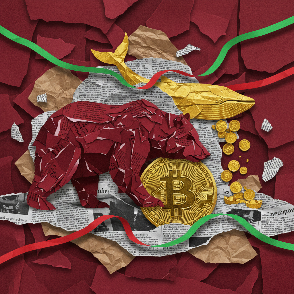 Bitcoin Drops Below $68K as Fear Index Hits 12 — Whales Quietly Accumulate 270,000 BTC