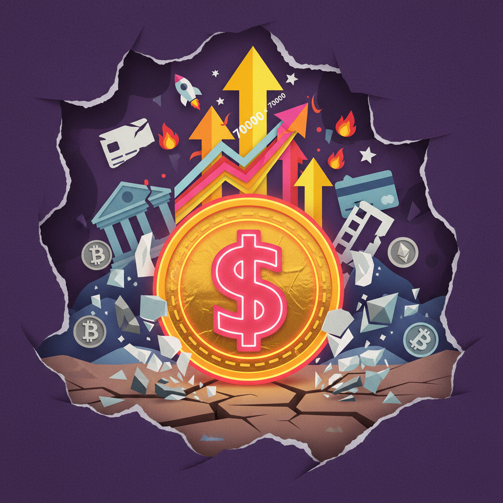 Stablecoin Transfer Volume Hits \.8T Record — Doubles Visa and PayPal Combined as Fear Grips Crypto