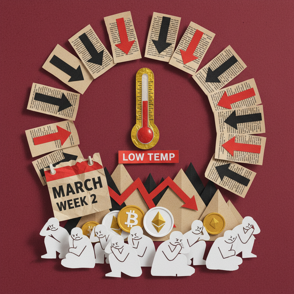 Fear & Greed Index Hits 12: Extreme Fear — Weekly Crypto Market Briefing for March Week 2