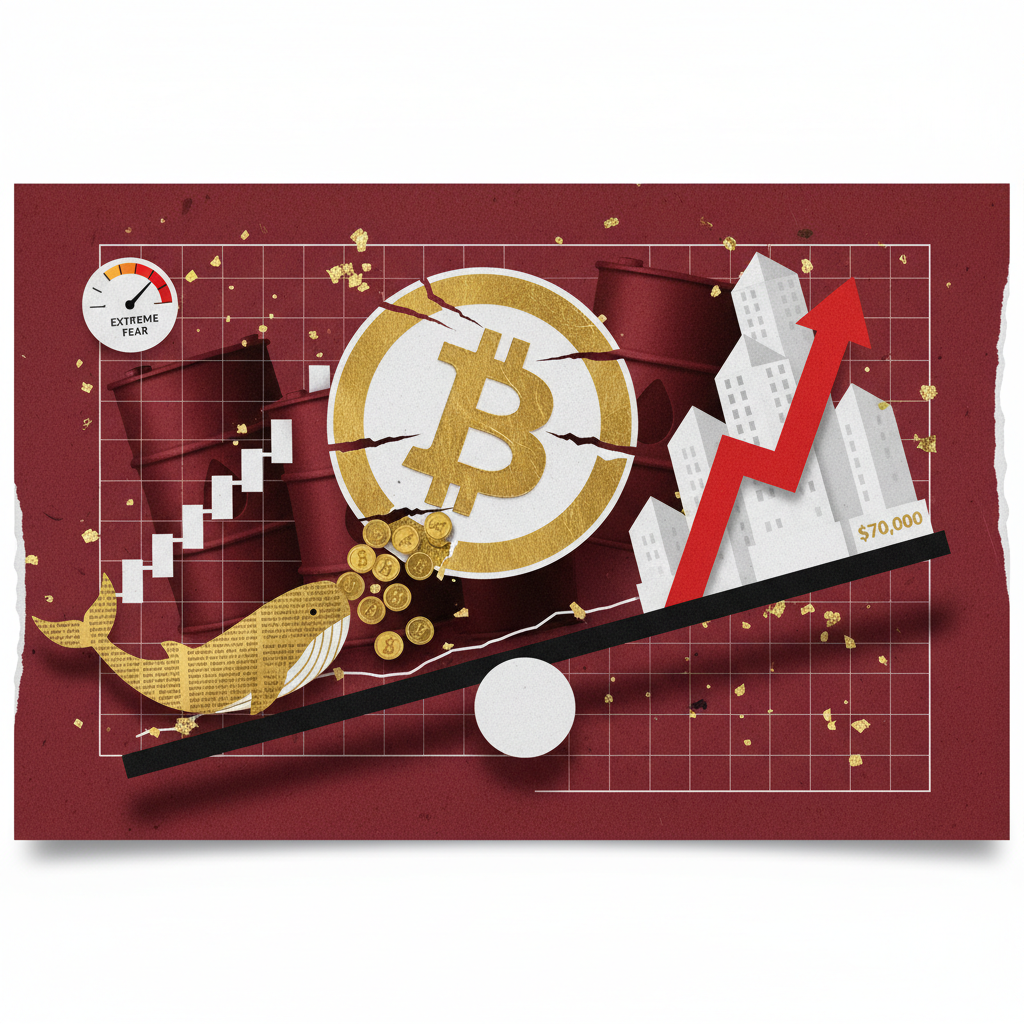 Why Whales Are Selling While Institutions Buy the Bitcoin $69,500 Dip — On-Chain Bottom Signals