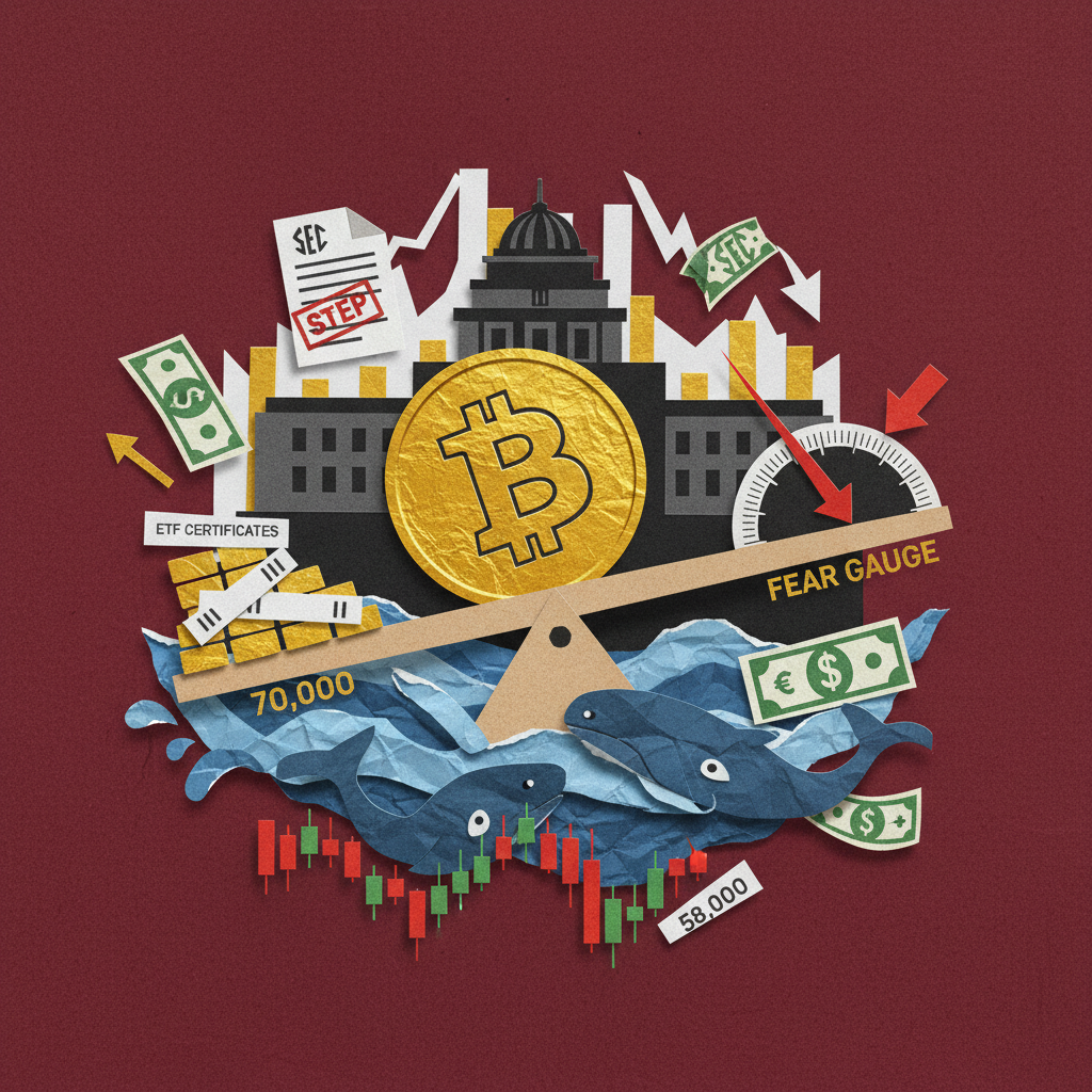 Bitcoin Drops to $70,900 After FOMC Hold — Fear Index Hits 26