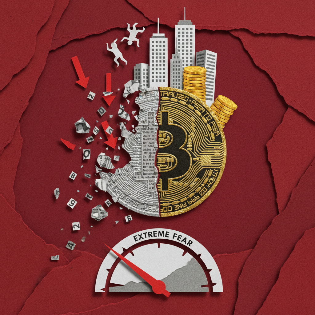 Institutions Buy $3B While 127K Retail Traders Get Liquidated — Market Polarization at Fear Index 8