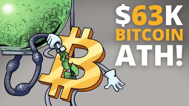 blockchain crypto cryptocurrency btc 63K (SpotedCrypto)