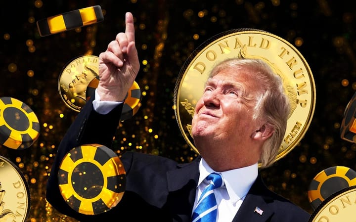 blockchain crypto cryptocurrency trump maga meme coin surges (SpotedCrypto)