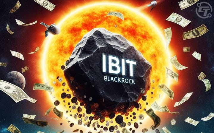 blockchain crypto cryptocurrency blackrock IBIT surpasses 3.3B (SpotedCrypto)