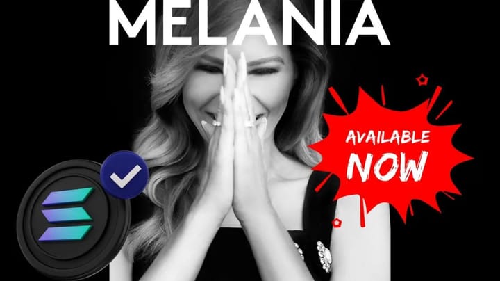 blockchain crypto cryptocurrency Mrs. Trump's memecoin MELANIA will launched 30 after (SpotedCrypto).