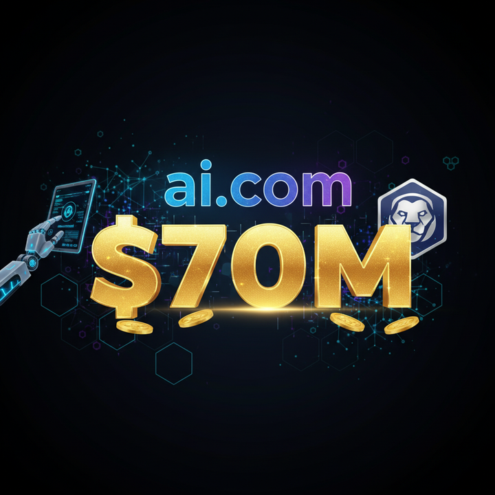 Crypto.com创始人克里斯·马沙雷克创纪录的7000万美元收购ai.com域名,推出自主AI代理平台