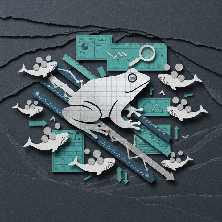 PEPE coin price crash whale accumulation analysis paper cut collage illustration 2026 technical analysis