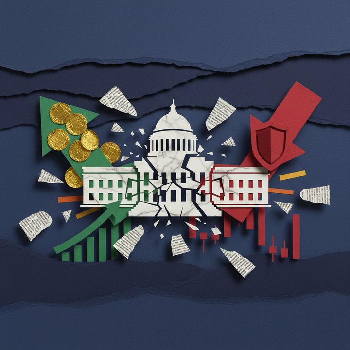 Political momentum and regulatory pressure collision: Fairshake's $5M political investment vs banking industry lobbying with White House negotiation stalemate