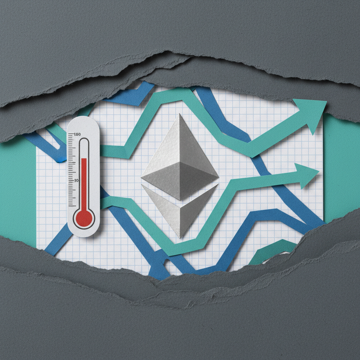 Ethereum ETH price triple oversold RSI technical analysis reversal signal paper cut collage illustration