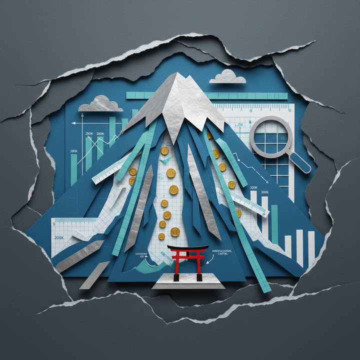 Avalanche AVAX price analysis RWA tokenized securities Progmat migration paper cut collage illustration