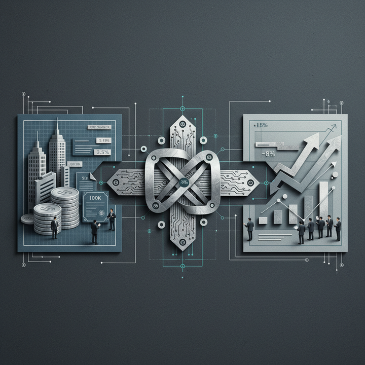 2026년 크립토 3대 메가 내러티브 RWA 토큰화, AI 크립토, 탈중앙 파생상품 섹터 비교 일러스트레이션